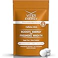 Viter Energy Caffeinated Mints 40mg Caffeine, B Vitamins, Sugar Free. (Chocolate Mint, 8oz, Bulk Bag)