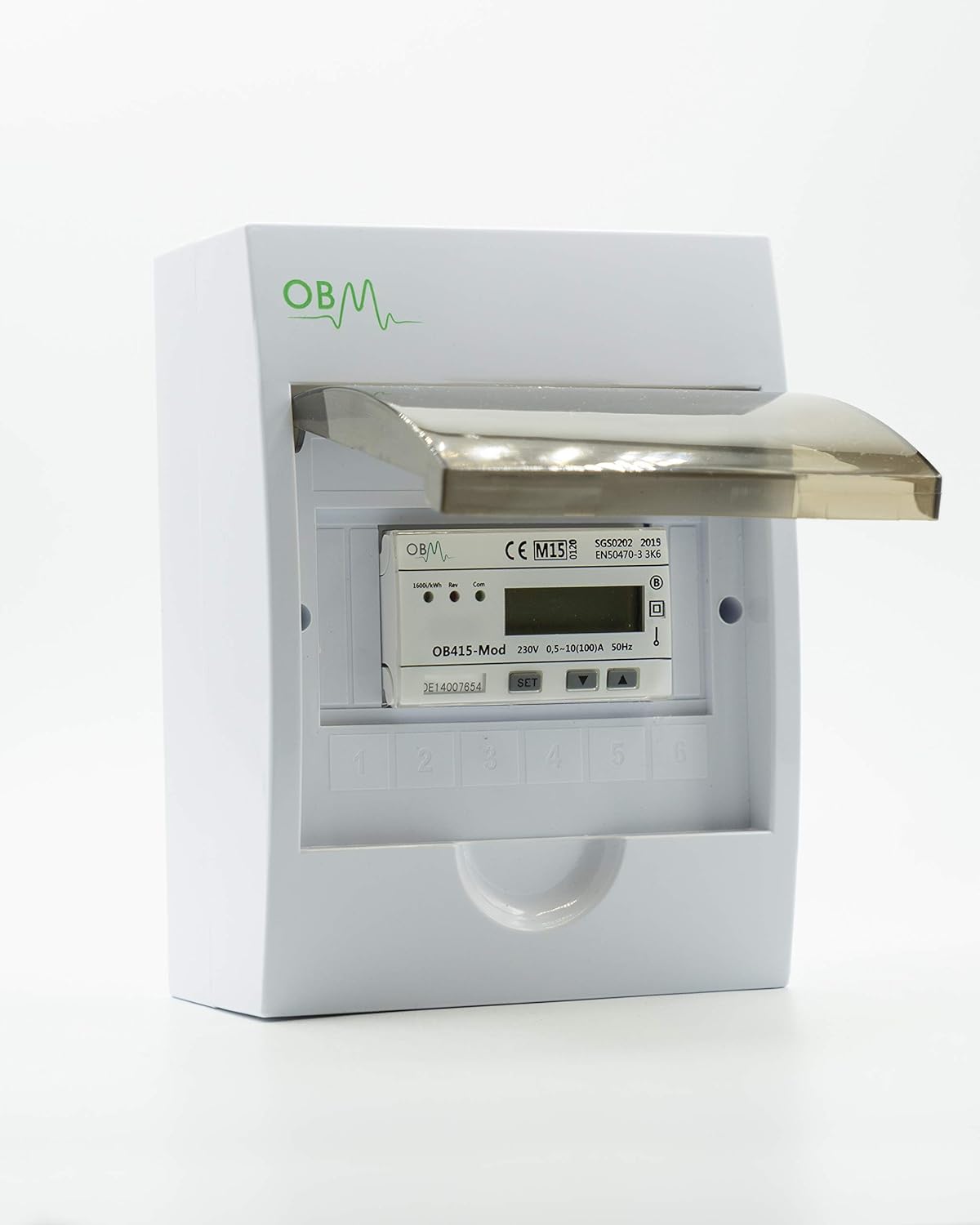 OB415MOD 100 AMP Single Phase Electric Meter in Enclosure with RS485 Modbus RTU Amazon.co.uk