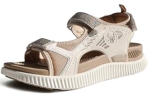 KuaiLu Womens Orthopedic Walking Sandals Recovery Sport Outdoor Hiking Water Sandles Thick Athletic Cushion Adjustable Strap 