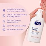 E45 Moisturising Lotion 500ml Skin Care Pump Bottle Hydrating Dry Skin Relief view 4