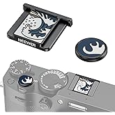 NEEWER X100V X100VI Hot Shoe Cover & Shutter Button Cap Set, Cold Shoe Cover with Shutter Release Button, Photography Accessories Compatible with Fujifilm X100V X100VI, Black, CA115