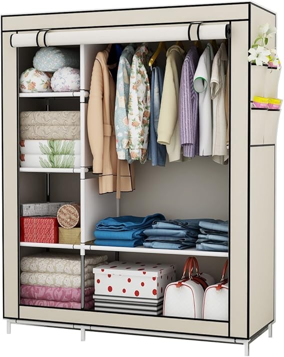 UDEAR Armoire de Rangement Pliable en Tissu intissé GardeRobe