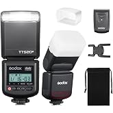 Godox TT520III Universal Bounce Flash Kit with Diffuser for Canon, Nikon, Sony, Fuji, Olympus Single-Contact Hot Shoe Cameras, 433MHz Wireless Speedlite, GN33, 400 Flashes, S1/S2 Optical Slave Modes