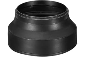 PATIKIL 77mm Camera Lens Hood, Rubber Collapsible Lens Protector Anti-Reflection Blocks Excess Sunlight Enhance Camera Photog