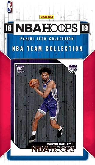 Amazon Co Jp Sacramento Kings 18 19 フープ バスケットボール ファクトリーシール 8カードチームセット ザッハ ランドルフ デアロン フォックス ルーキー カード マービン バグリー Iii Plus Sports
