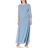J Kara Womens J Kara Women's 3/4 Sleeve Beaded Dress