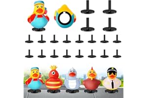 ANGGIKO 40 Pcs Duck Holder, Rubber Duck Plug Holders for Car Dash, Rubber Duck Mounts for Car Dashboard, Car Accessories for Duck, Gift for Off-Road Vehicle Lover, Birthday Gifts
