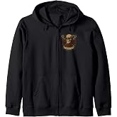 Turn It Loud Vintage Sunglasses Rock and Roll Skull Zip Hoodie
