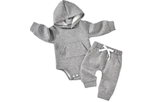 Aalizzwell Infant Baby Winter Hoodie Outfit