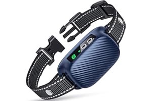 PUMJAG Dog Bark Collar, Automatic Smart Barking Collar with 8 Adjustable Sensitivity, Humane Anti Bark Collar with Beep Vibra