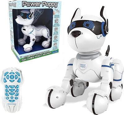 Lexibook Power Puppy My Smart Dog Robot Training Remote Gesture Dance LED