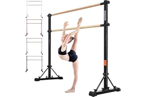 FC FUNCHEER Adjustable Ballet Barre,Portable Dance bar,Fitness Equipment for Dance & Balance Excercise,Super Sturdy for Balance Workout,Weight Limit 250 LBS