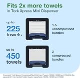 Tork Xpress Elevation Mini Hand Towel Dispenser Black H2 One-at-a-Time view 8