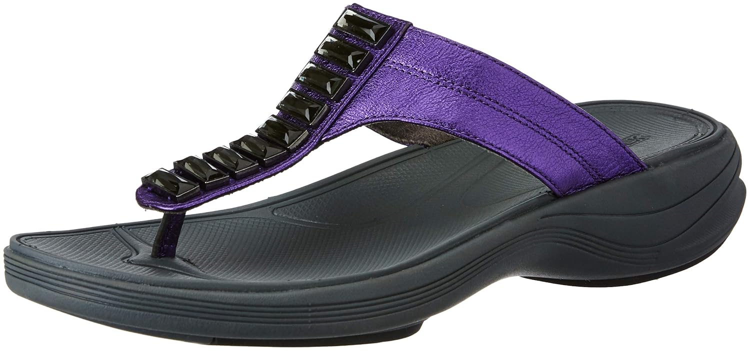 purple clarks sandals