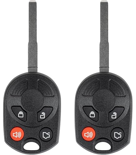 Coque Clé Voiture Cuir Pour Ford – Protection élégante Pour Explorer, Focus, Fusion, Taurus, Lincoln…