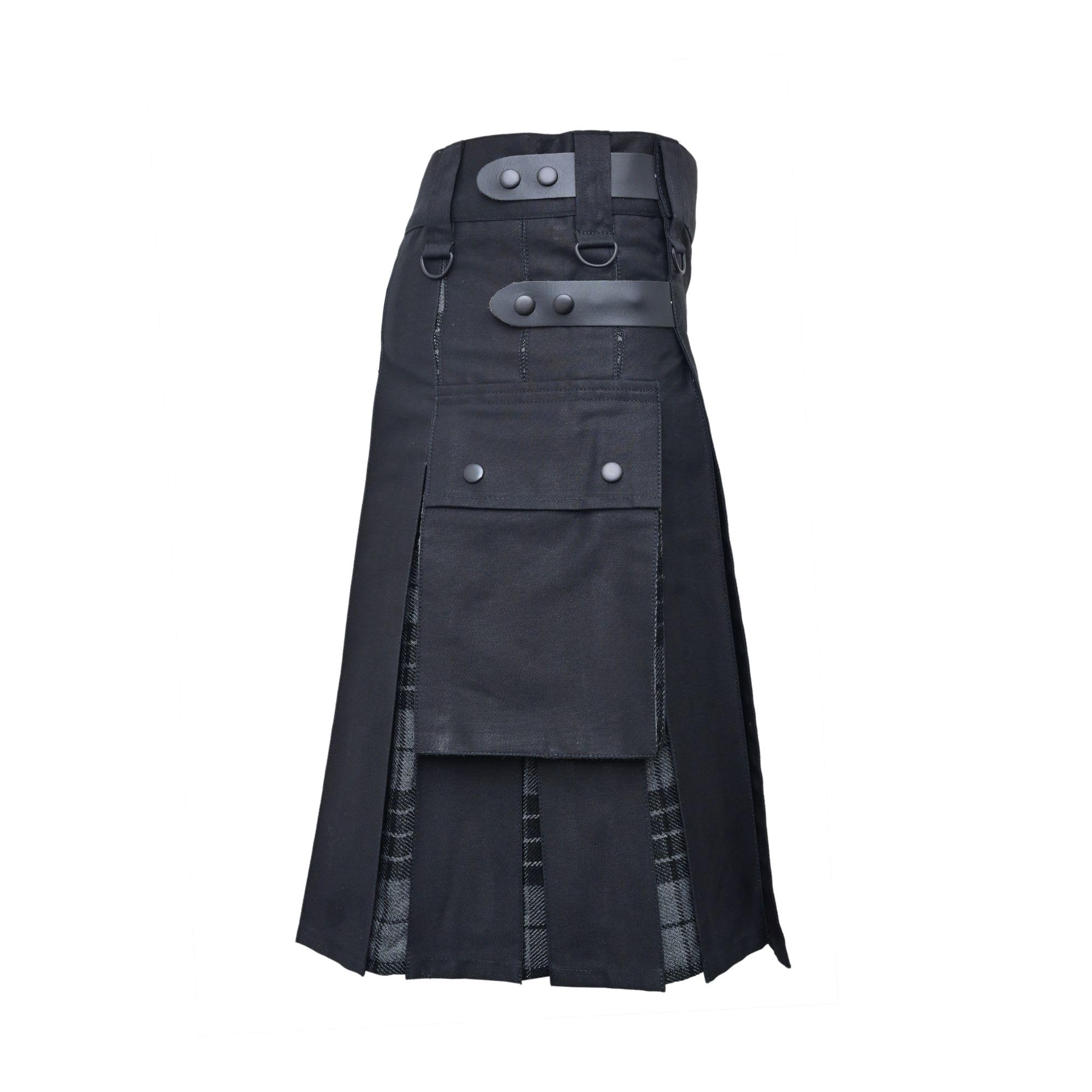 Modern Utility Kilts-Men's Plus Size Scottish