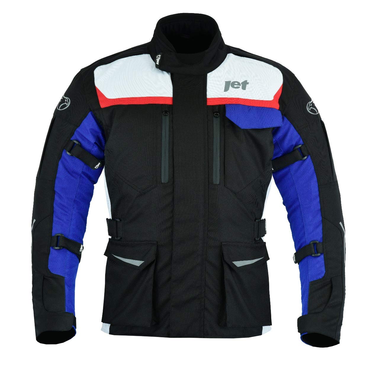 Chaqueta De Moto De Piel Negra Guerrero Con Protecciones CE - Talla M, Estilo Streetfighter