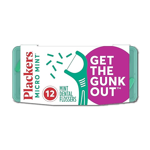 PLACKERS MICRO MINT DENTAL FLOSSERS, TRAVEL PACK, PERFECT...