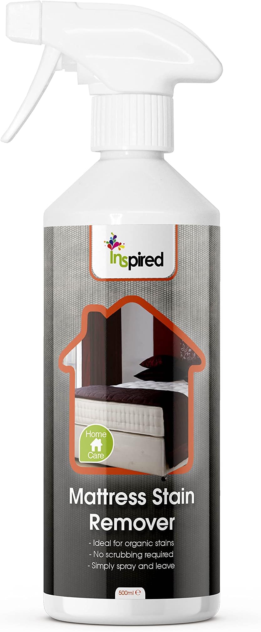 Inspired Mattress Stain Remover Organic 500 ml - Removes Blood Urine Faeces
