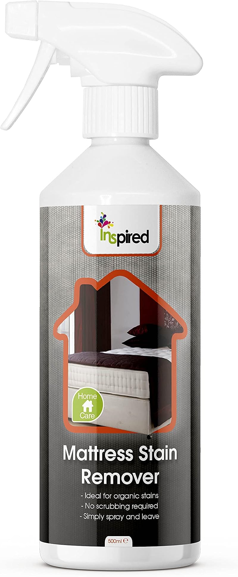 Inspired Mattress Stain Remover Organic 500 ml - Removes Blood Urine Faeces