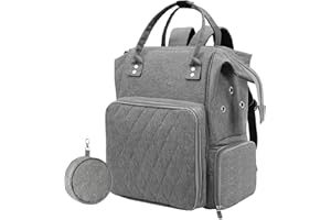 QZLKNIT Knitting Bag Backpack, Crochet Bag Organizer, Yarn Bag Organizer, Crochet Organizer Tote Bag, Yarn Organizer Tote Bag for Crochet Accessories (Bag Only)