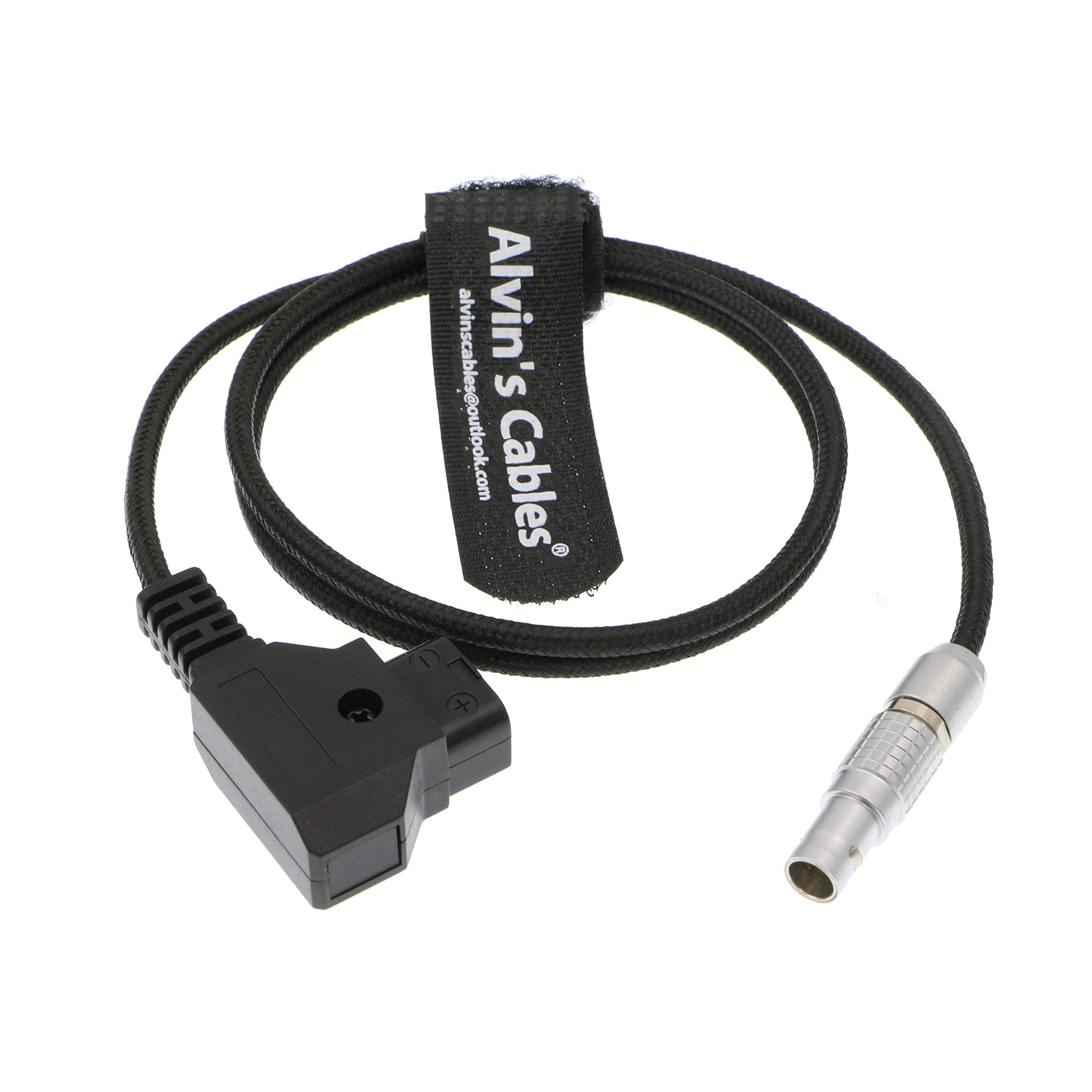 Alvin's Cables D Tap to 2 Pin Male Power Flexible Cable for Teradek ARRI 60CM