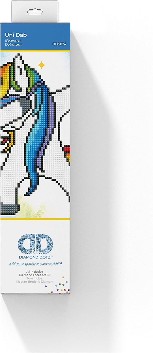 DIAMOND DOTZ Painting, Beginner Kit, Uni Dab, 23 x 23cm - Image 4