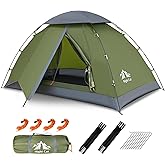 Night Cat Upgraded Backpacking Tents 1 2 Persons Easy Clip Setup Camping Tent Adults Scouts Heavy Rainproof Compact Lightweight