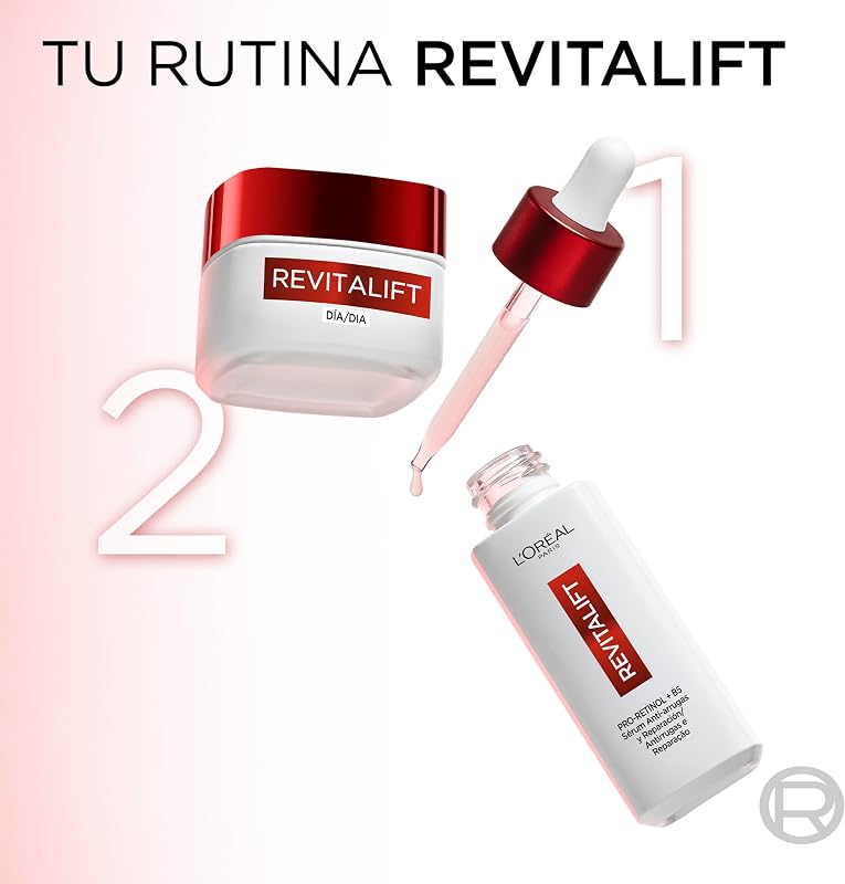 L'Oréal Paris Revitalift Clásico Crema de Día Antiarrugas Reafirmante, 50ml