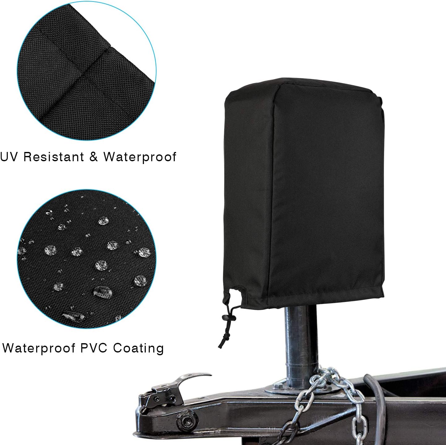 Kohree Electric Jack Cover for Travel Trailer Camper, Waterproof RV