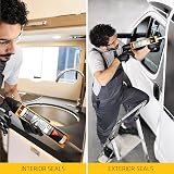 Sika 522 Caravan Motor Home Adhesive Sealant Cartridge Black 300ml Weather UV view 6