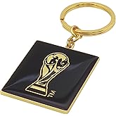 Official FIFA World Cup 2026 Edition - 1.5 Inch Lacquered Enamel Inlay 2D Trophy Keychain - Timeless Collector’s Item - Premium Zinc Alloy - Perfect for Clothing, Hats, Bags, and Displays