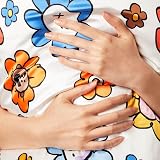 Kitsch x BT21 Satin Pillowcase Tata Queen 19x26 Zipper Hair Skin view 5