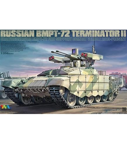 トランペッター 1/35 ロシア連邦軍 BMPT-72 テルミナートル2 プラモデル 09515 n5ksbvb Amazon.com: Trumpeter 1:35 - Russian BMPT-72 Terminator-2