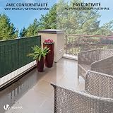 VOUNOT Privacy Netting 1x10m Garden Screen HDPE 75% Shading UV Resistant view 7