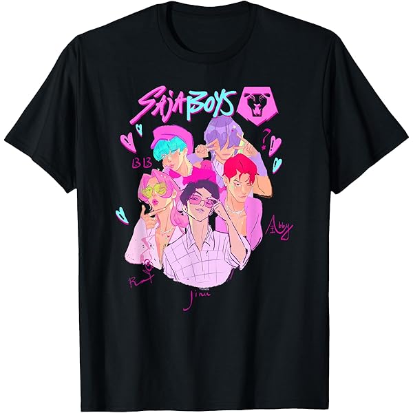 Amazon.com: Kpop Demon Hunters HUNTR/X Officially Licensed T-Shirt