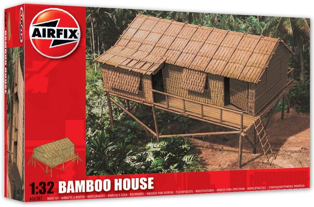 Airfix 1 32 Scale Bamboo House Modelkit Amazon Co Uk Toys Games