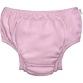green sprouts Reusable Absorbent Baby Swim Diaper, Light Pink, 6 Month
