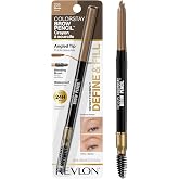 Revlon ColorStay Brow Pencil, 205 Blonde, 0.021 oz | Waterproof eyebrow pencil with a built-in spoolie brush. No smudging, no fading, with up to 24 hours of wear.