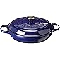 Le Creuset Enameled Cast Iron Signature Braiser, 3.5 qt., Indigo