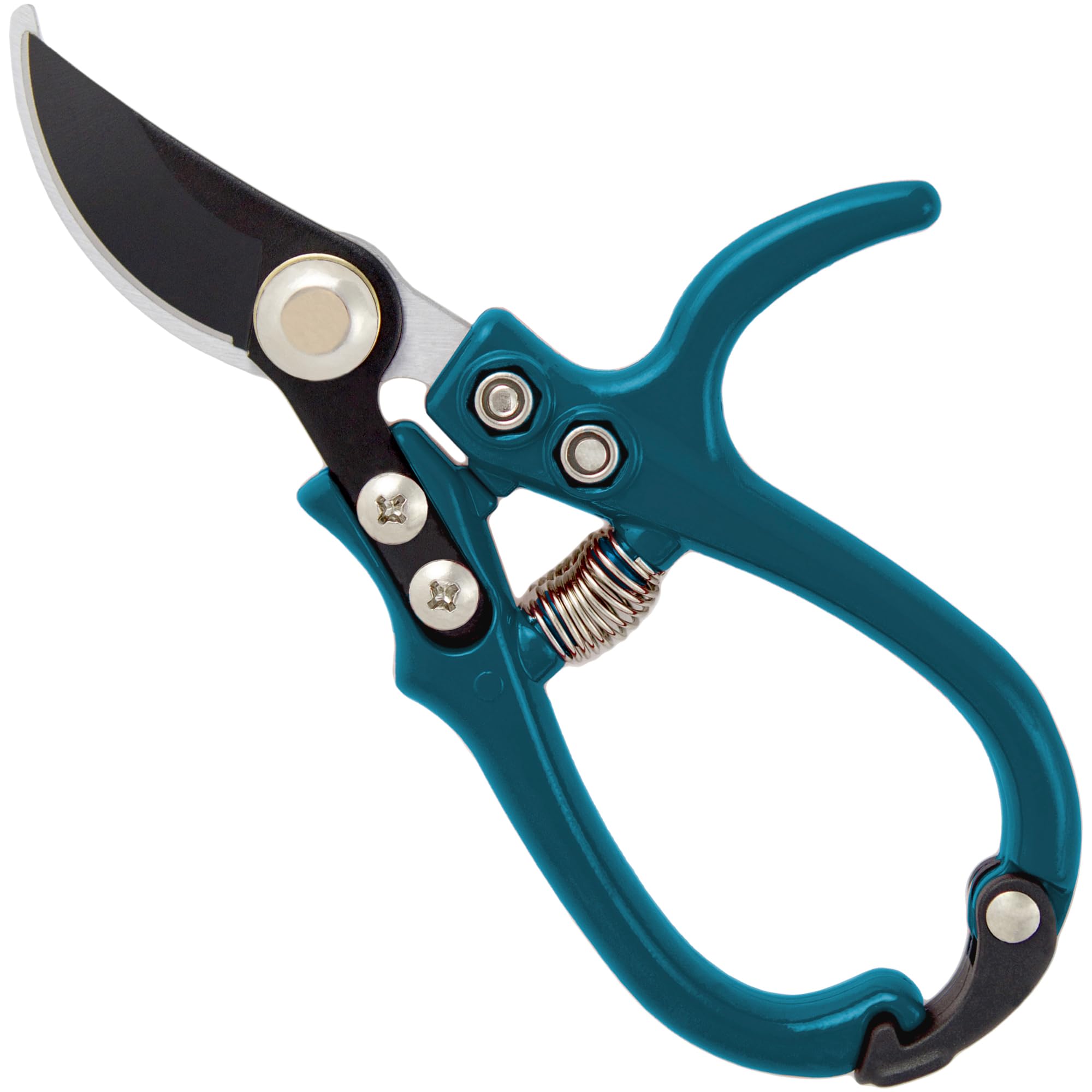 Darlac Sarah Raven Ergo Pruner–Ideal for Light Pruning, Deadheading and Houseplants – Easy Action Catch – SK5 High Carbon Steel Blade – Ergonomic Handles with Support Pillar for Extra Control