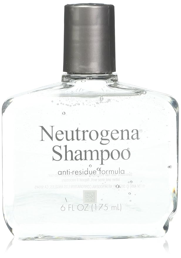 Neutrogena AntiResidue Shampoo 6 oz (Pack of 5) Hair