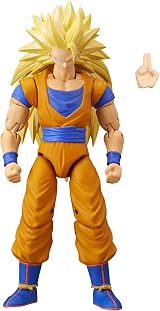 Bandai Dragon Stars 16cm Super Saiyan 3 Goku Poseable Figure view 3