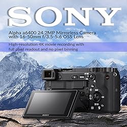 Sony Alpha a6400 24.2MP Mirrorless Camera with