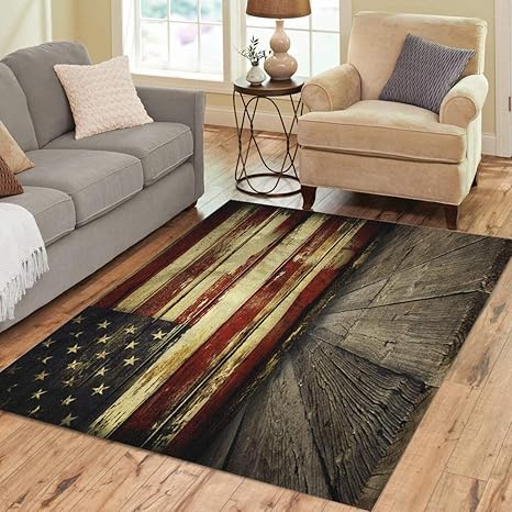 Amazon Com Semtomn Area Rug 3 X 5 Wood Wooden Floor And