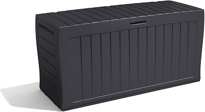 Keter Marvel+ 270L Garden Storage Box Outdoor Fade Free Weather Resistant