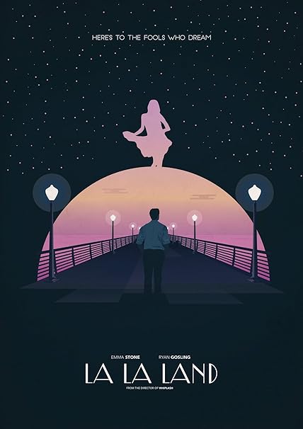 Tallenge La La Land Movie Poster 3 Small Poster 12x17 Inches
