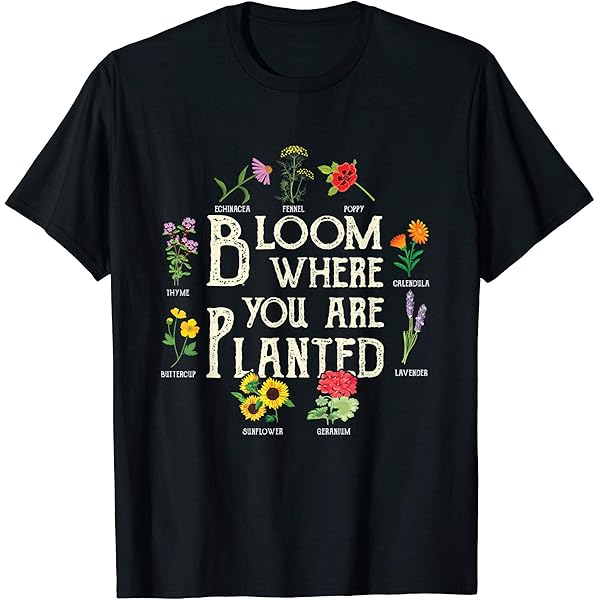 Amazon.com: Bloom Where You Are Planted Flower Lover Florist Gift