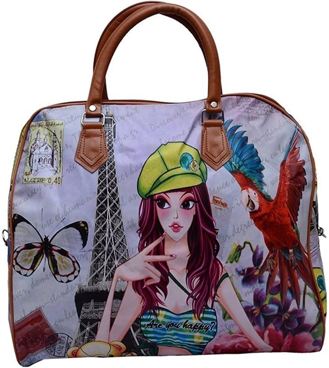 Ma Gayatri Traders Women's Digitally Printed Polyester Casual Hand Bag For Travelling (Random Color As Per Availability)