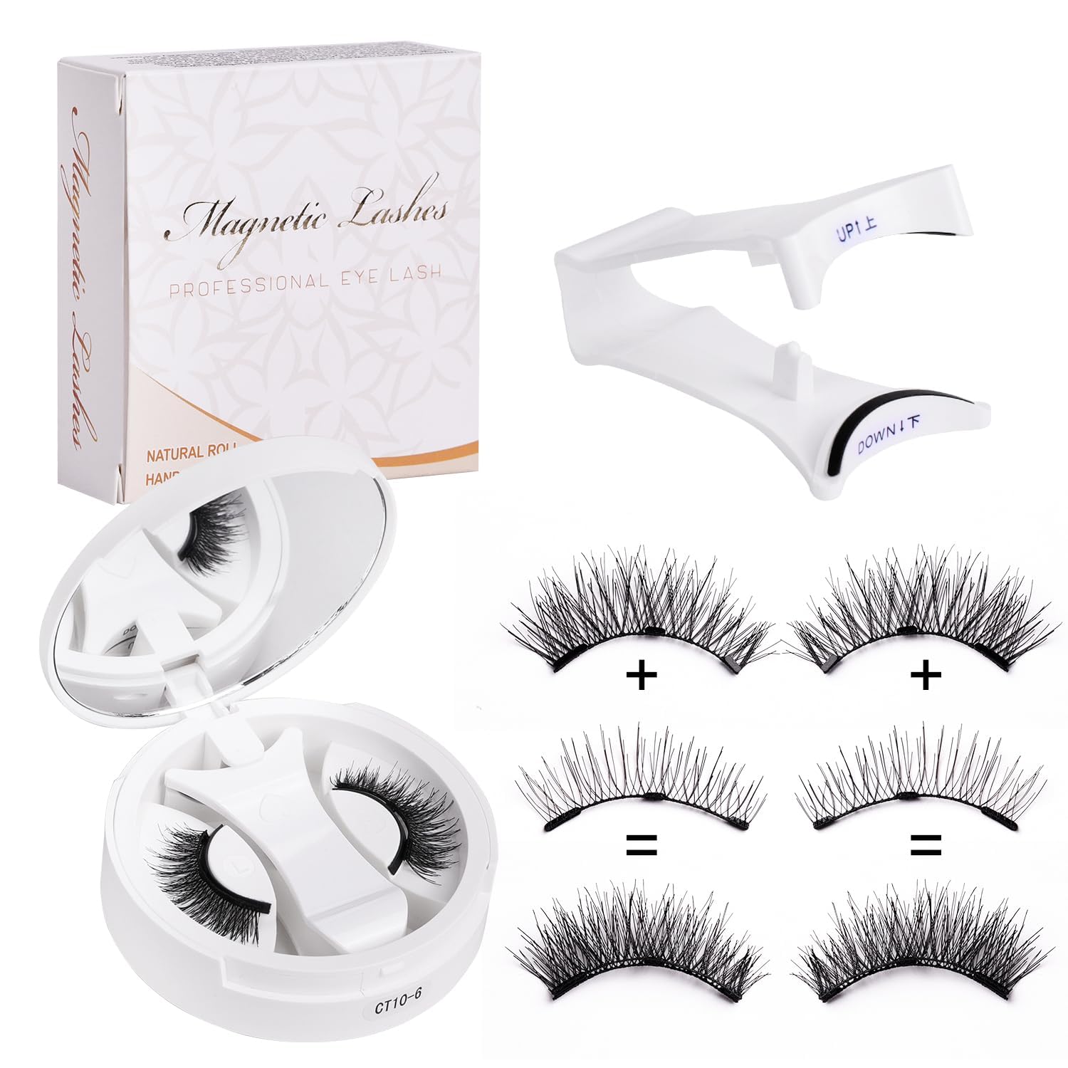 Photo 1 of Magnetic Eyelashes with Applicator?Reusable natural looking, no eyeliner no adhesive, easy to put on and take off. (CT10-6)